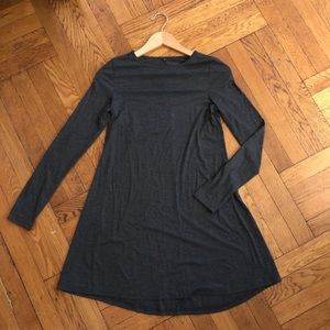 Amazon Basics Dark Gray Long Sleeve Swing Dress